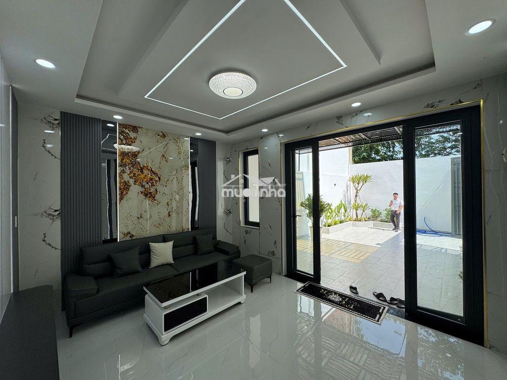 Nhà 1 trệt 1 lầu 100m2 mới 99% hẻm vf3- 3 pn full nội thất cao cấp  - 4
