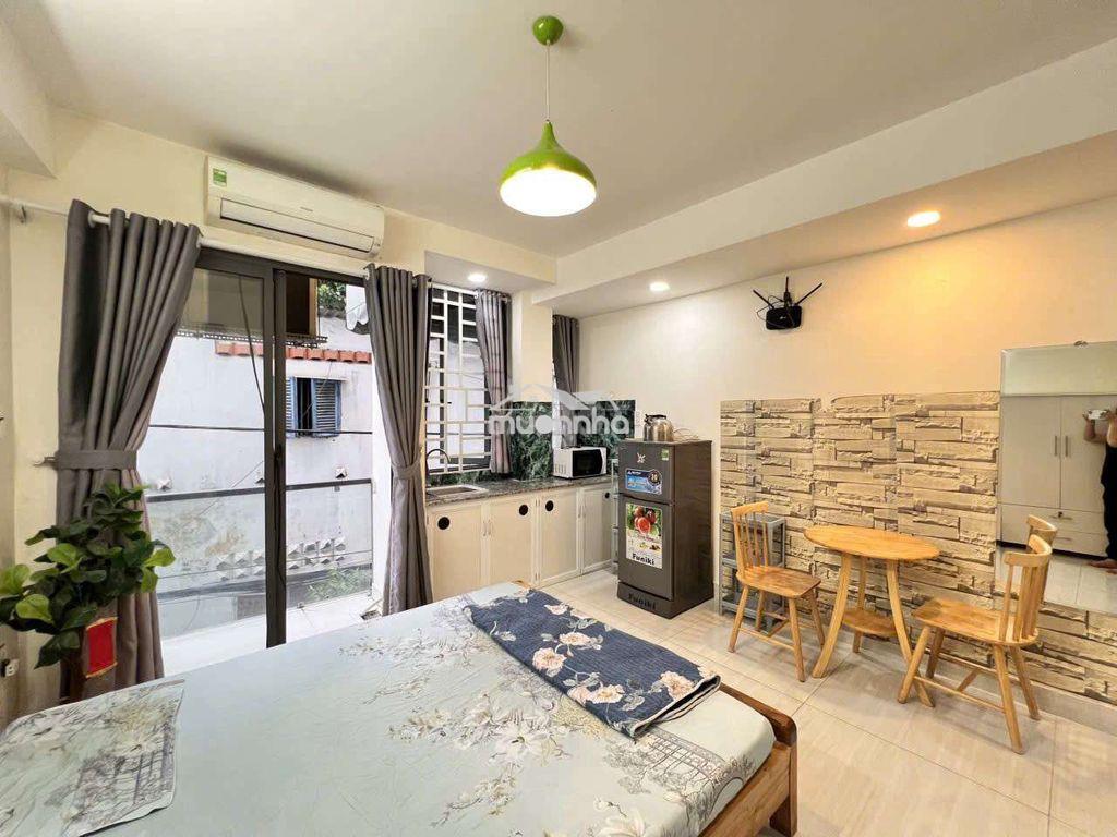 Chính chủ cho thuê studio full nội thất, ban công - ngay dh văn lang - 4