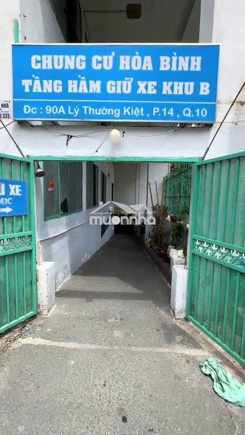 Bán chcc hòa bình q10, 55m2, lầu 1, sổ hồng riêng - 3.15 tỷ - 3