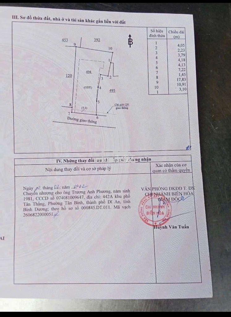 Bán đất mặt tiền đường