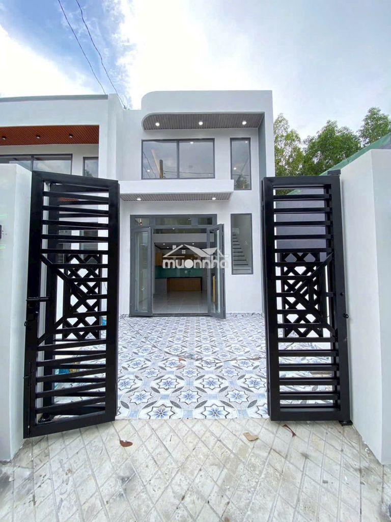 Bán gấp nhà 1 trệt 1 lửng đúc sân ôtô sổ riêng thổ cư gần cây xăng 75 - 4