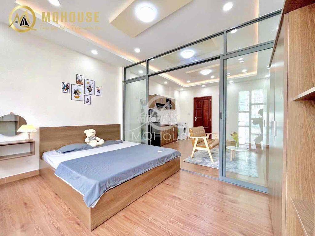 Căn hộ 1pn tách bếp siêu rộng full nội thất 👉ngay cmt8 - ngã tư 7 hiền - 2
