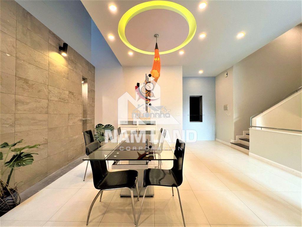Cho thuê nhà full nội thất, trệt 3 lầu, 160m2,5pn,4wc,giá 35tr - 4