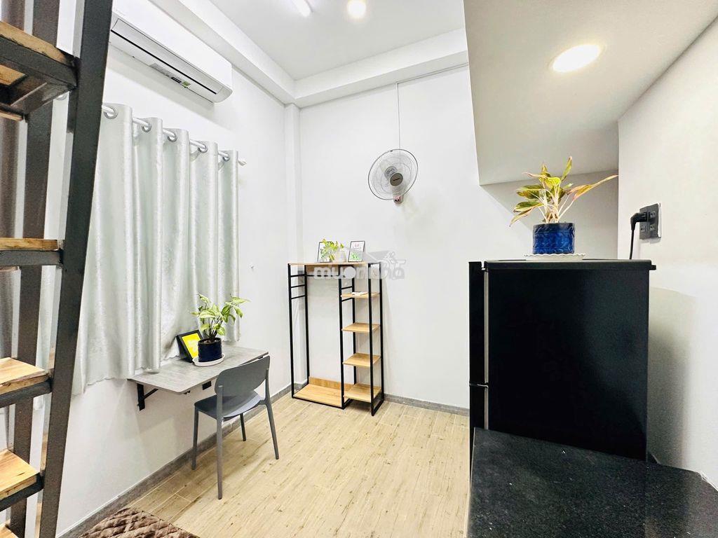 Cho thuê chdv duplex, full nt, thang máy, gác, 25m2, 5tr5 - 3