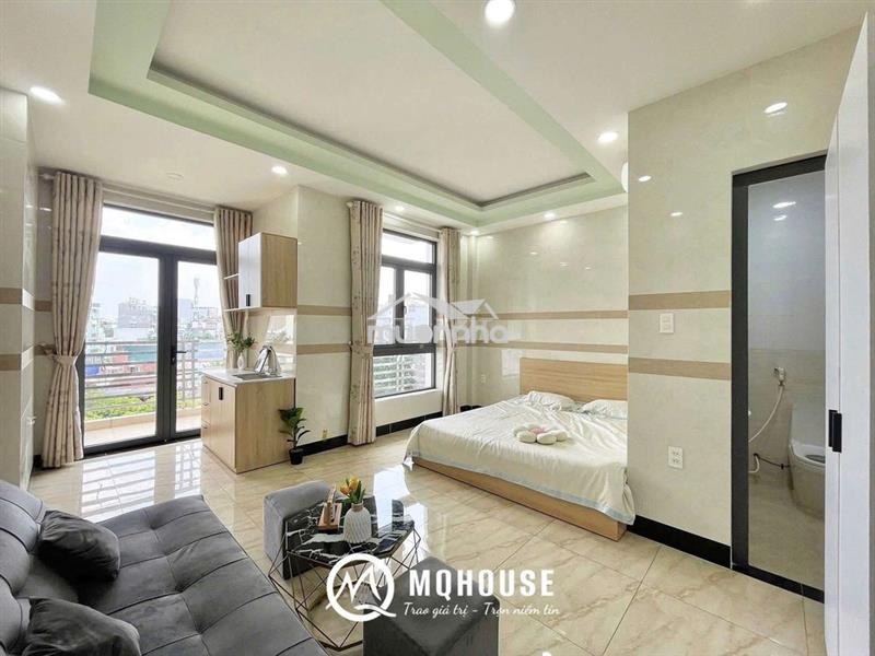 Cho thuê căn hộ studio ban công full nội thất nguyễn văn cừ quận 5