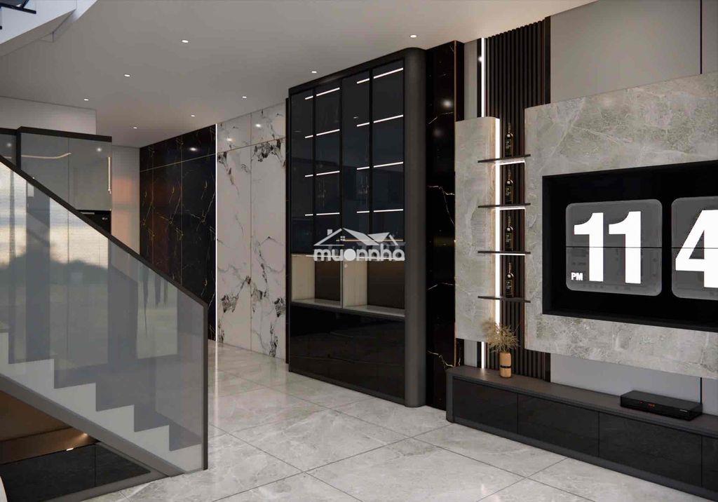 Nhà 1 trệt 2 lầu thiết kế hiện đại hoàn công - 2