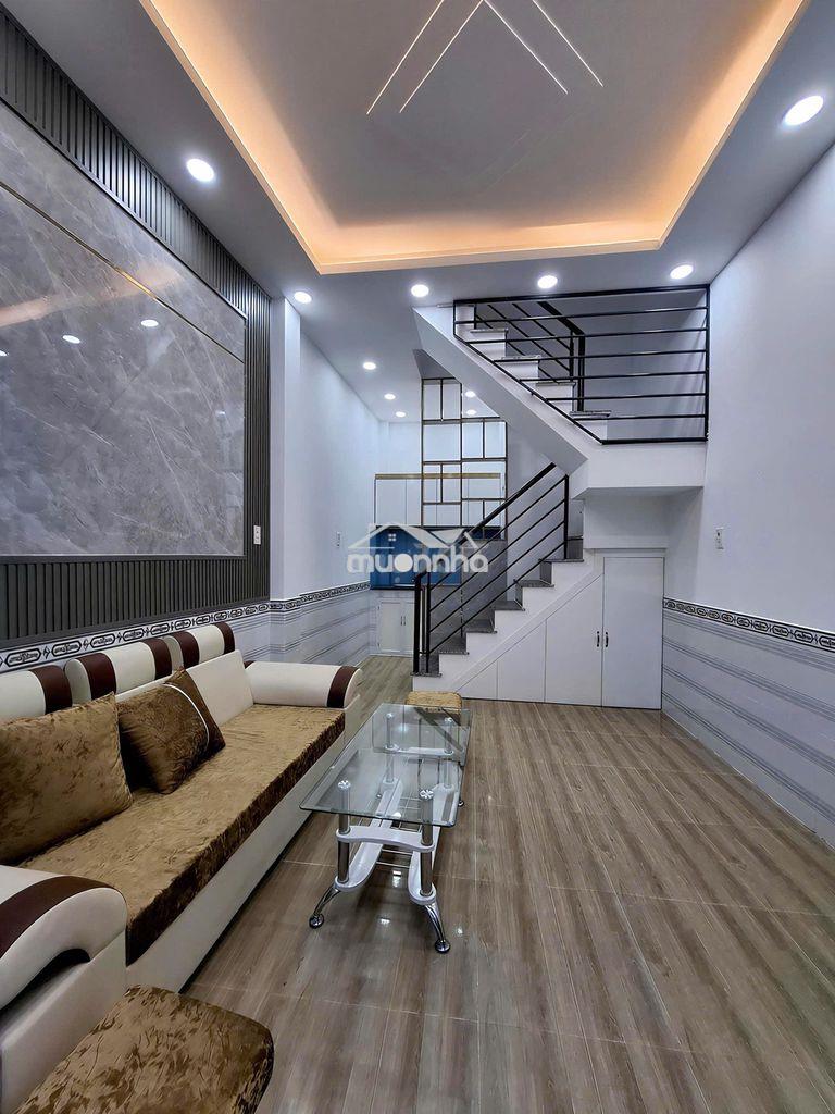 Nhà 1 trệt 2 lầu có 3pn ở tân thới hiệp 21 q12 gần siêu thị metro - 2