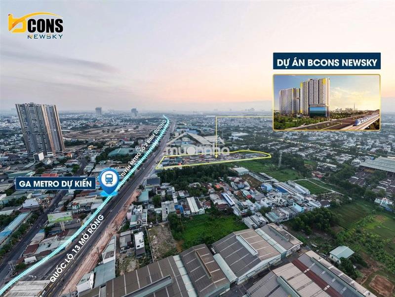 Căn 2 phòng ngủ hướng đông nam *** mặt tiền quốc lộ 13