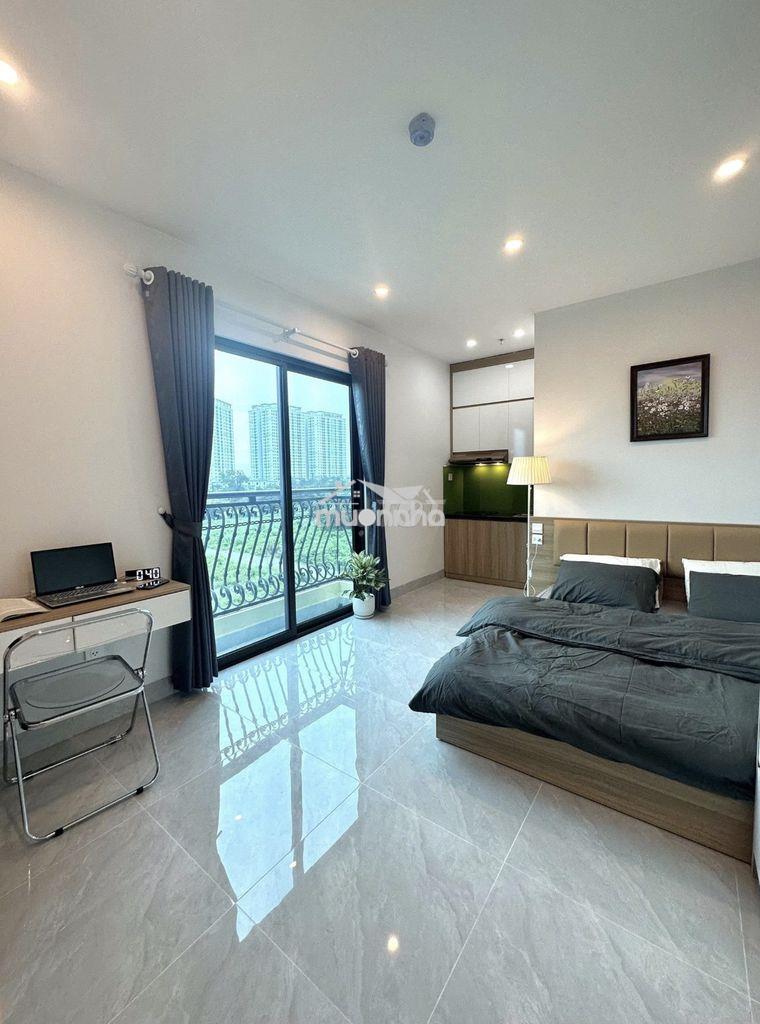 Cho thuê phòng ban công full nội thất gần toà nhà viettel - đh kinh tế