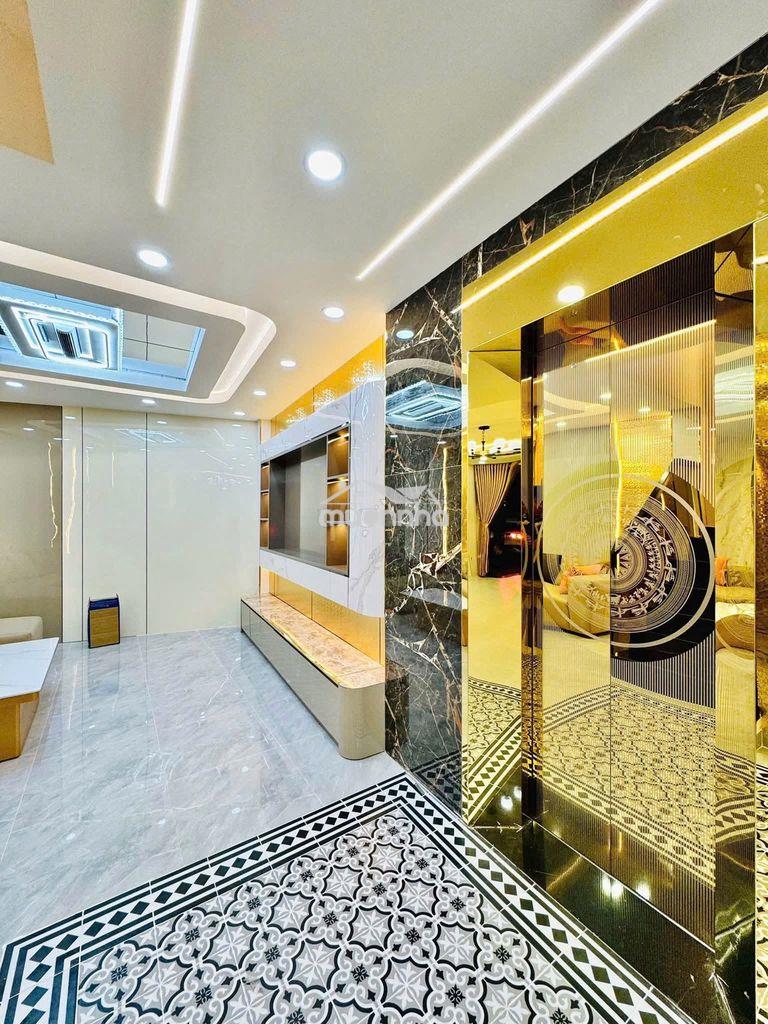 Hẻm xe hơi ngay phan đăng lưu, pn, 4x13m, 5 tầng btct - có thang máy - 2