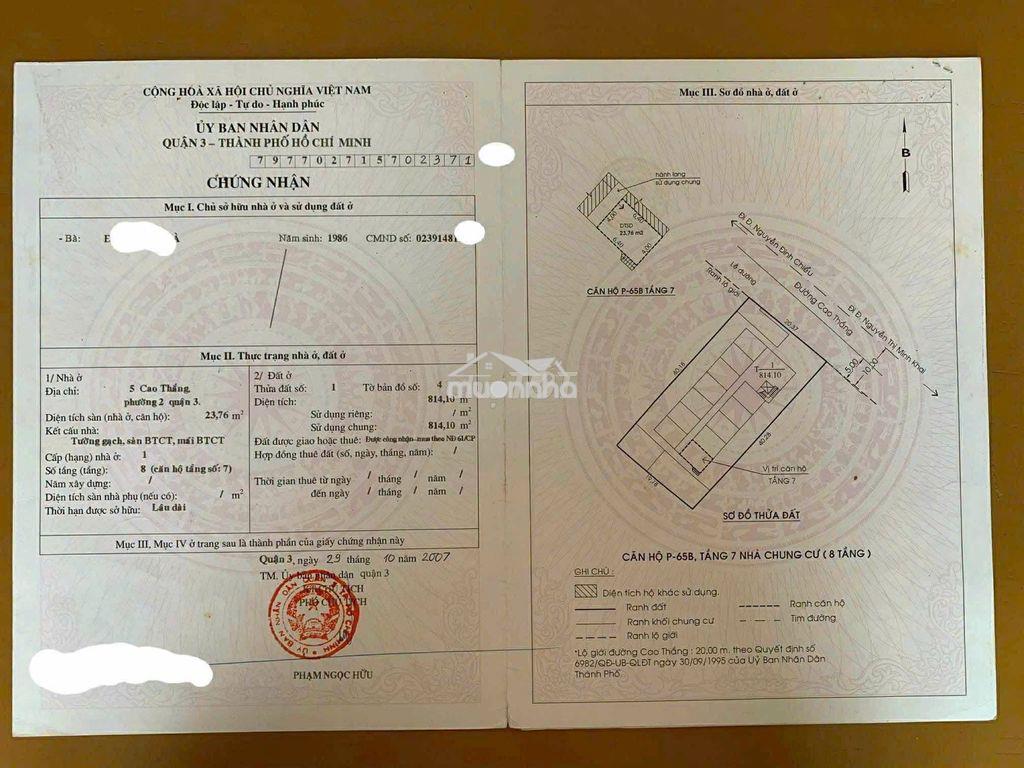 Bán căn hộ trung tâm tphcm 1ty670 - 2