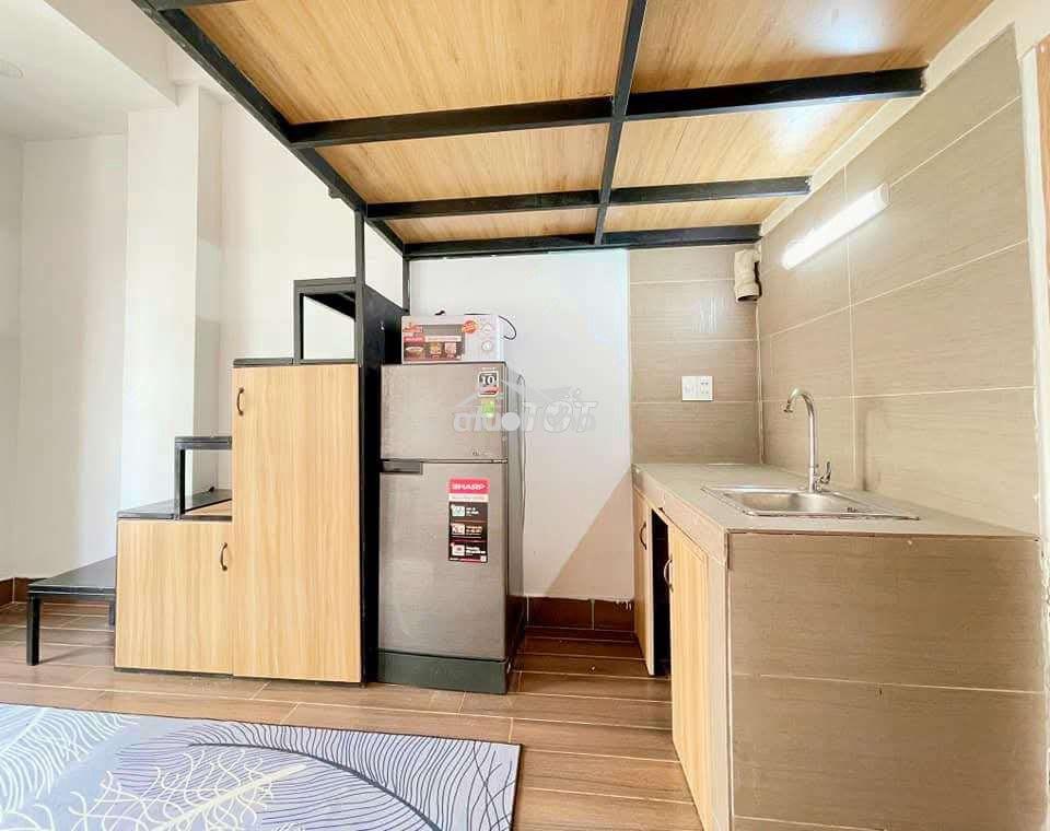 Căn hộ mini 30m2 giá rẻ có gác lửng kế bên đại học ngoại thương - 4