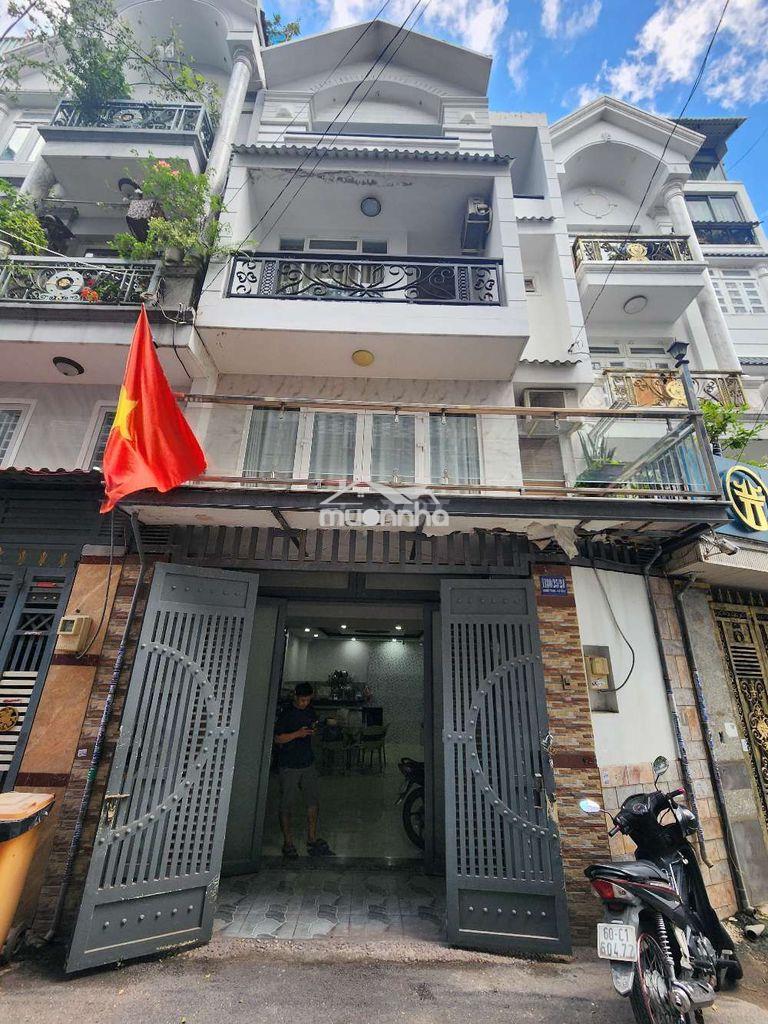 Bán nhà 5,5 x 9, trệt lững 2 lầu, p8, quang trung