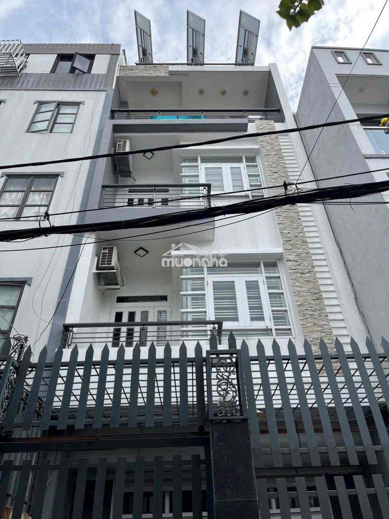 Cho thuê nhà gò vấp nhà 1 tr 2 lầu sân thượng hẻm thông xe hơi