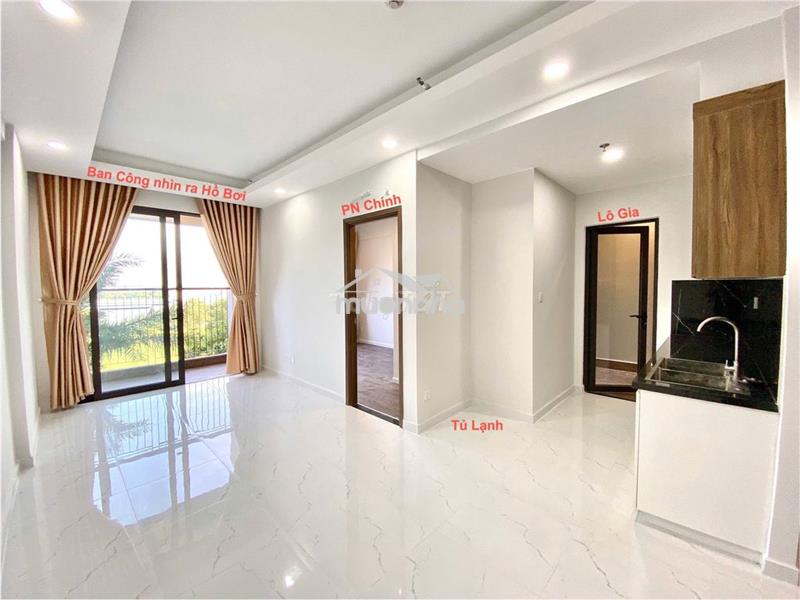 Cho thuê 2pn2wc 65m2 sẵn rèm giá chỉ 5.5 triệu tại opal skyline