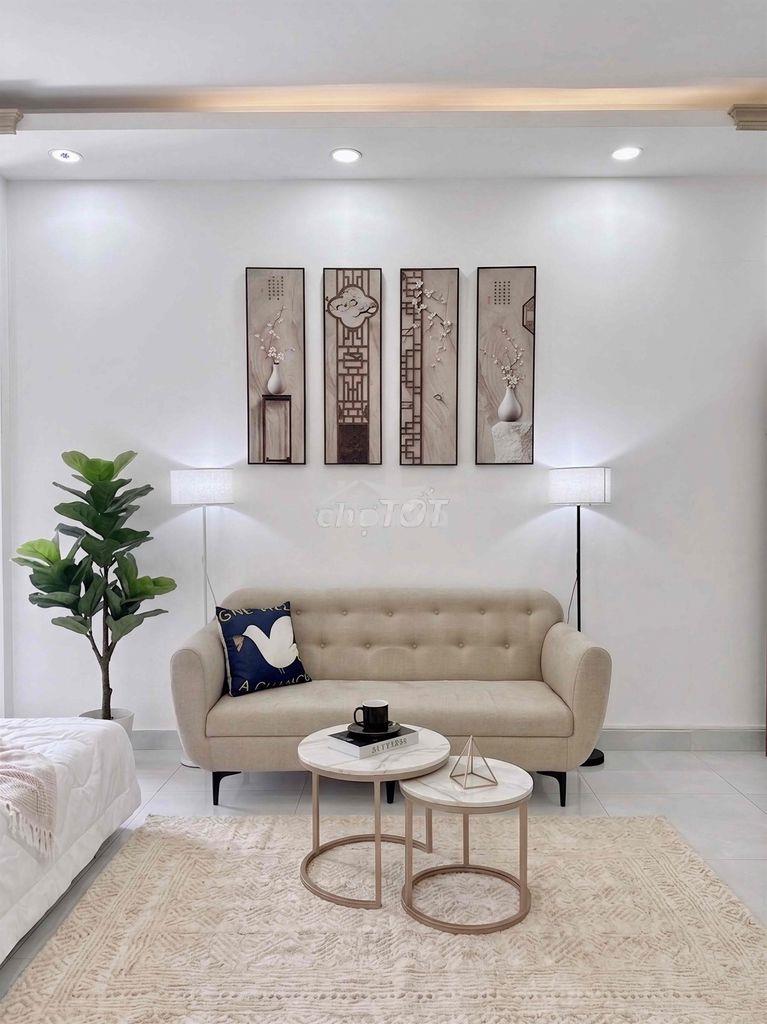 Căn hộ full nội thất cao cấp 1pn - 1pk cực rộng khu lê văn sỹ, quận 3 - 2