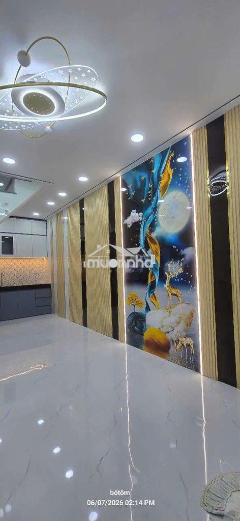 Bán nhà mới xay hẻm thông tứ tung 