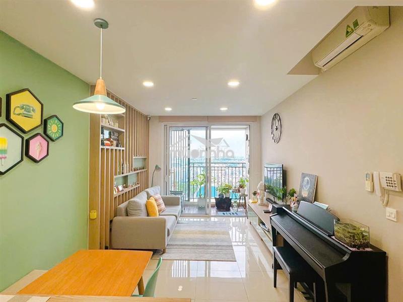 Bán gấp căn hộ cc golden mansion 2pn 2wc full nt  đẹp lầu cao