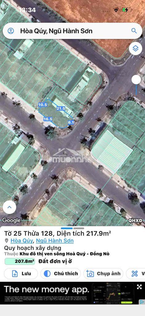 Bán góc 2 đường 10m5.  trương quang được và tô hoài