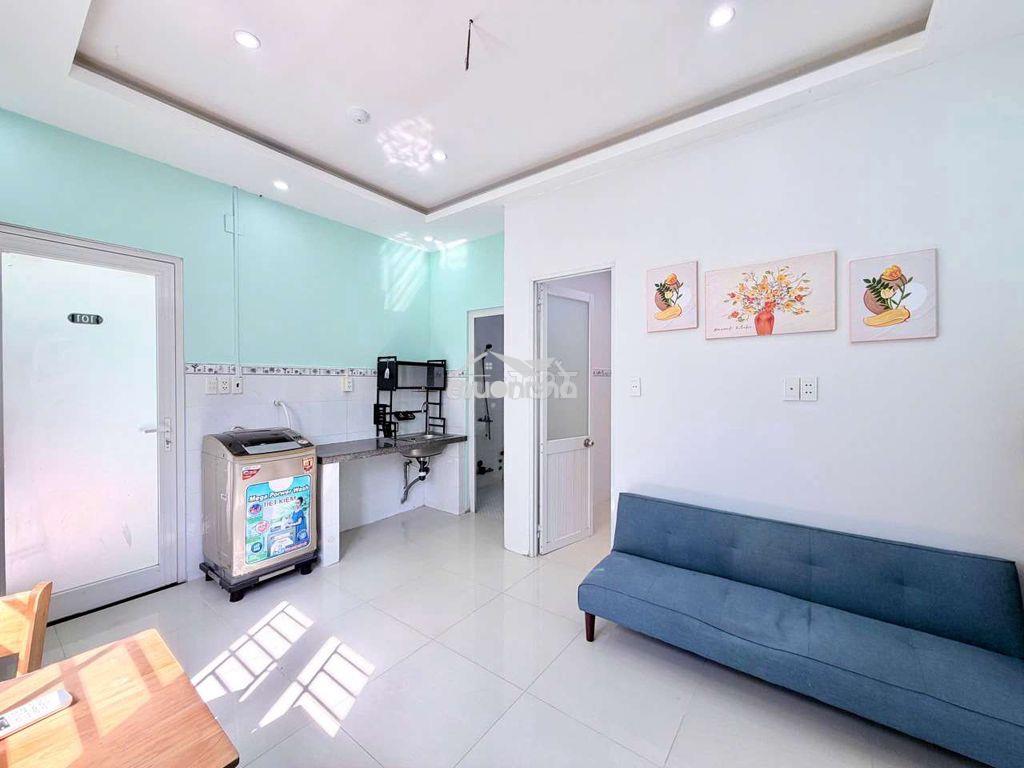 Căn hộ 1pn 40m2 cửa sổ trời, tòa nhà thang máy gần cầu thanh đa - 4