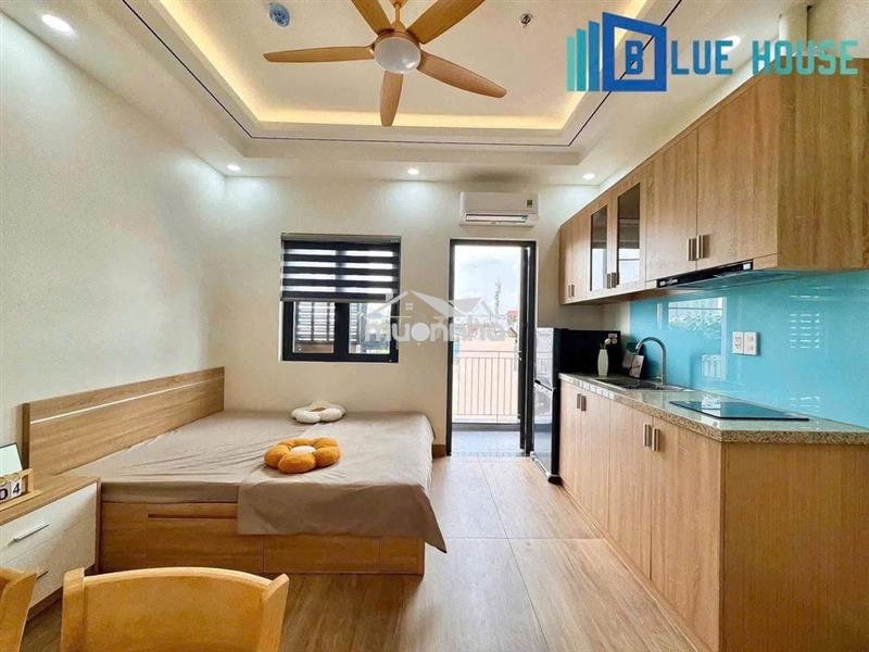 Căn hộ studio full nội thất ban công thoáng trần hưng đạo quận 5