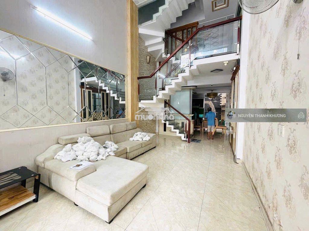 Nhà hẻm 8m 1 sẹc ( thống nhất ) ngay ngã 3 ng văn lượng - 4 lầu - 4