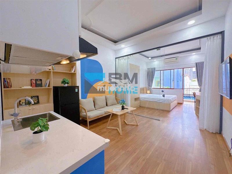 Căn hộ studio - ban công thoáng - tân sơn nhất, tân bình full nội thất