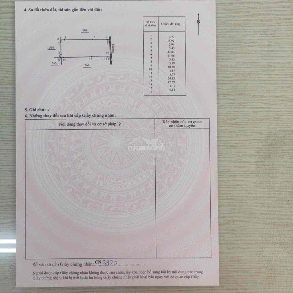 Chính chủ bán gấp lô đất bắc bình - sổ hồng sẵn - giá đầu tư - 3
