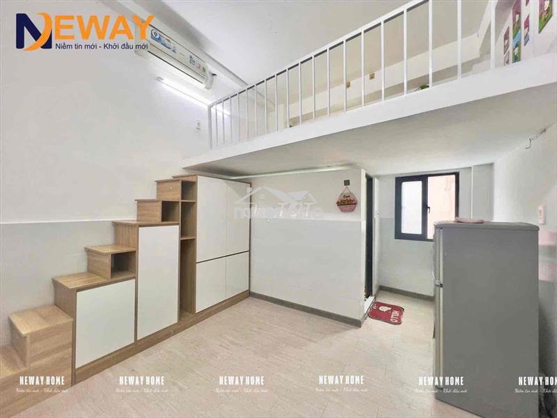 Căn hộ có gác thang máy có nội thất ở được 3-4 người gần nttu, ulaw