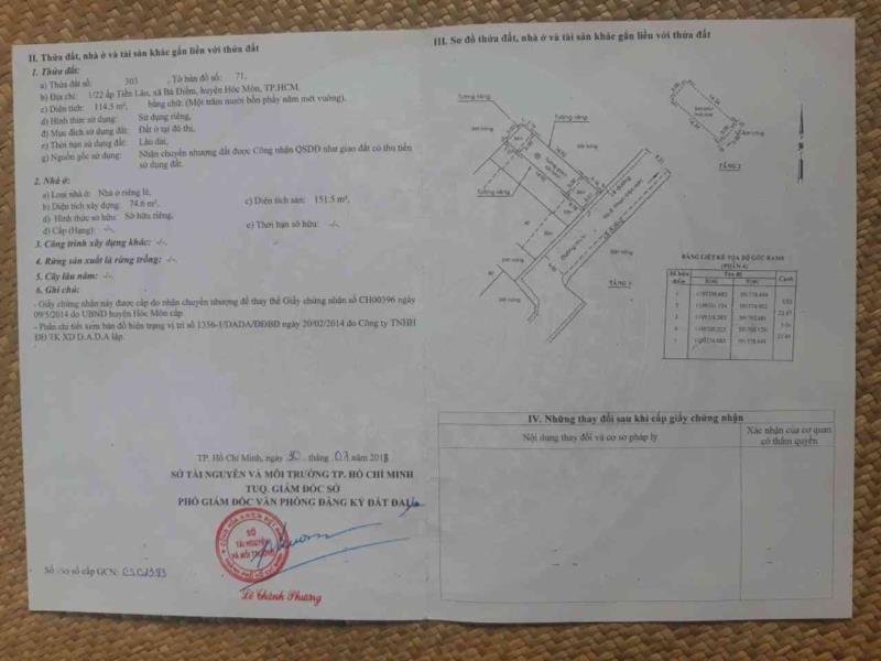 6,4 tỷ – nhà 2 tầng mặt tiền tiền lân 18 – ngang 5m – dài 23m – nở hậu  - 2