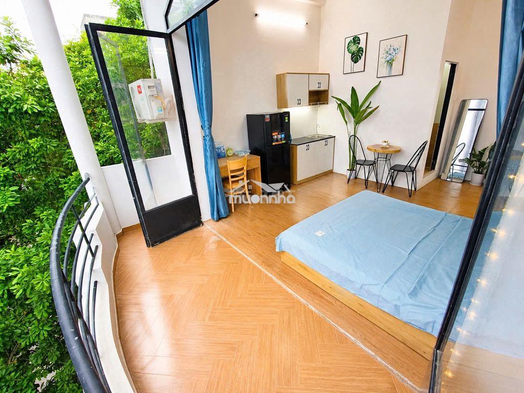 Studio mới 100% ban công rộng + sát vạn hạnh mall + máy giặt riêng - Ảnh 3