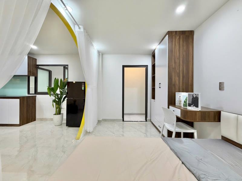 Cho thuê căn hộ 1 phòng ngủ rộng rãi đường lê quang định gần đại học kinh tế - tài chính marketing - 4