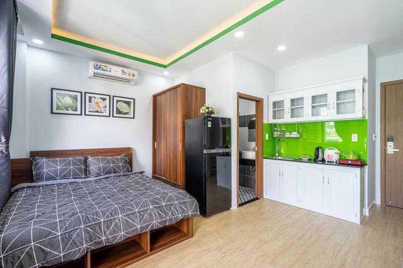 Cho thuê căn hộ ban công rộng, full nội thất xịn - đinh bộ lĩnh, bình thạnh gần hutech, uef, vlu, uth, ftu - 3