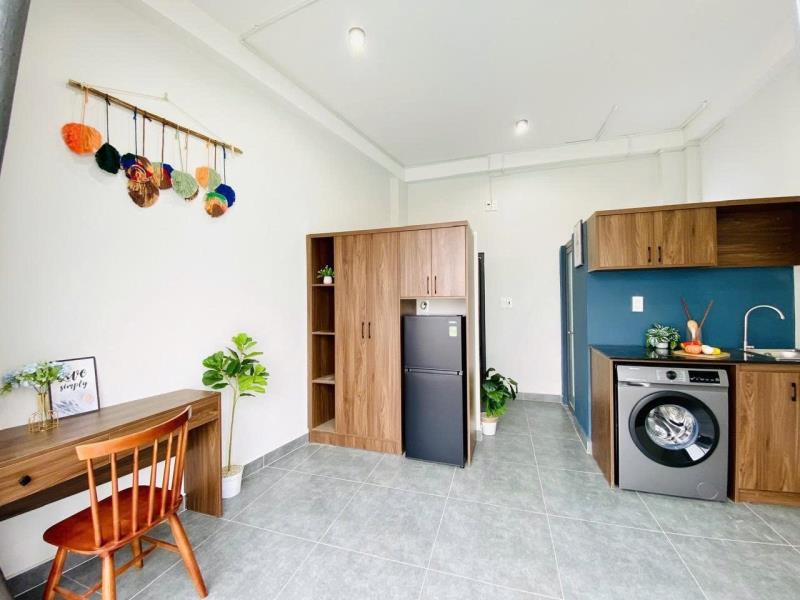 Căn hộ mini full nội thất ở được 3 người khu vực tân phú gần đại học văn hiến, đại học công thương, aeon tân phú,…. - 2