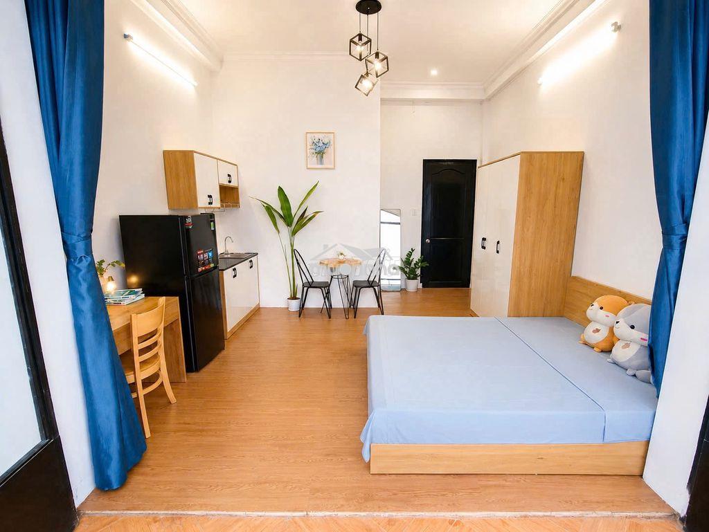Studio mới 100% ban công rộng + sát vạn hạnh mall + máy giặt riêng - Ảnh 2
