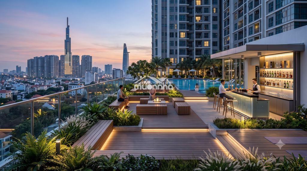 Chuẩn resort trên không, căn 2 p.ngủ tầng trung view tốt, giá 10.5 tỷ - 2