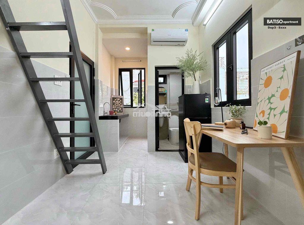 Uni độc quyền - gác cao phòng mới full nội thất qua ueh csb chỉ 3-4p - 3