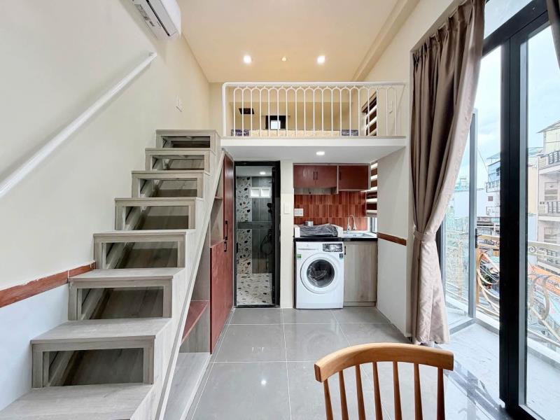 Gác cao mới đẹp gần sân bay tân sơn nhất - huflit trường sơn - học viên hàng không - vòng xoay lăng cha cả quận tân bình - 3