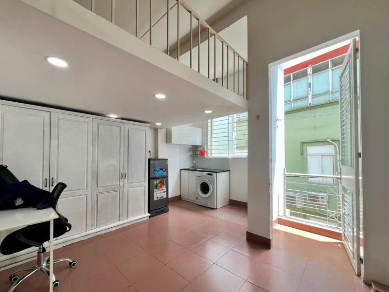  Duplex bùi đình túy – cửa sổ – gần đh ngoại thương cách 500m ban công  máy giặt riêng 