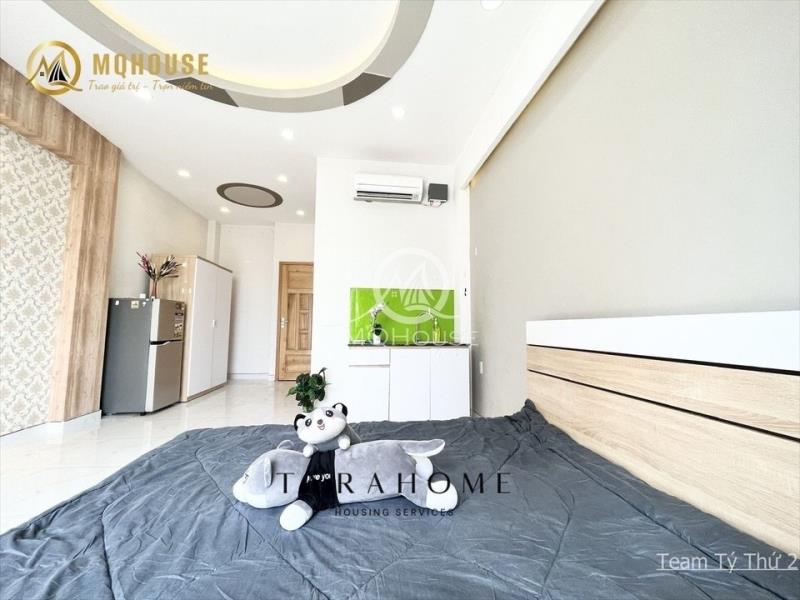 Studio full nội thất - ban công rộng - mặt tiền đường - ngay đại lộ phạm văn đồng, dh văn lang cs2 - 3