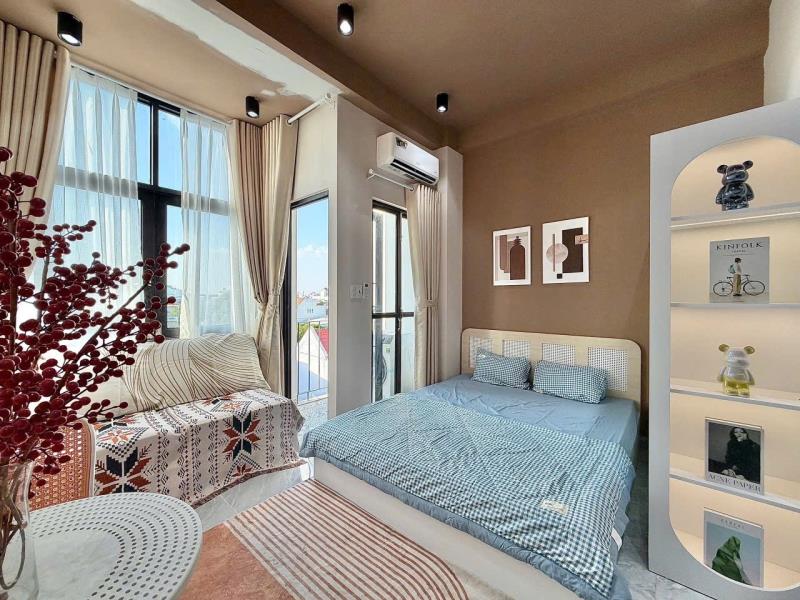 Studio ban công | full nội thất cao cấp | phòng siêu xinh |
