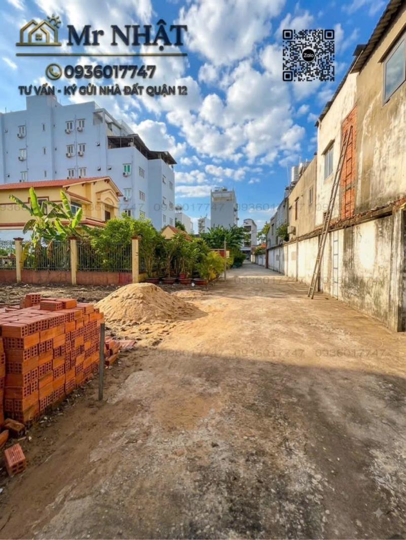 Bán đất hẻm xe hơi nguyễn văn quá - đông hưng thuận quận 12 - sổ hồng riêng - full thổ cư