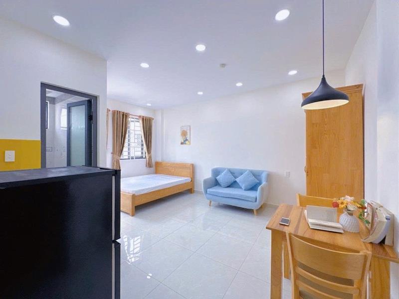 Cho thuê căn hộ studio mới khai trương có ban công full nội thất gần trường đh tdtu, đh rmit, đh ufm, lotte mart, sc vivo, cầu him lam, cầu kênh tẻ ở quận 7 - 3