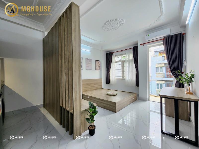 Cho thuê căn hộ studio tách bếp | full nội thất | ban công ngay khu đầm sen  - 2