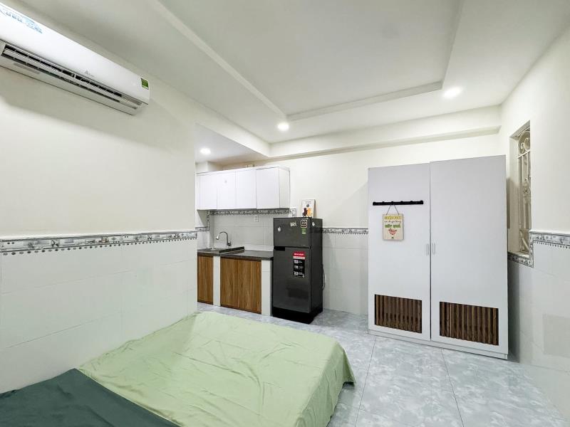 Căn hộ studio 28m2, đường bùi quang là, có hầm xe, thang máy, gần đại học văn hiến - 3