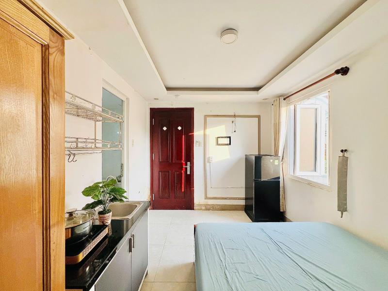 Siêu phẩm studio full nội thất tiện nghi cửa sổ thoáng mát tại phạm văn chiêu ngay chợ hạnh thông tây  - 3