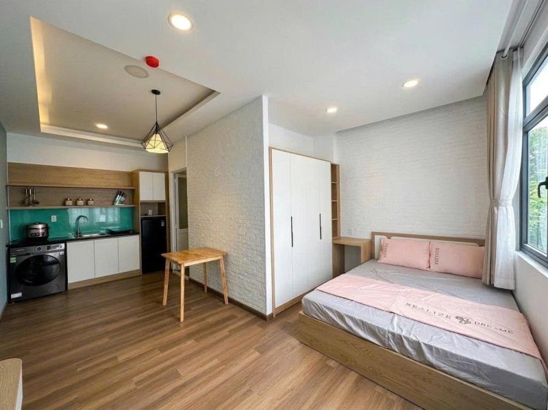 Cho thuê căn hộ studio full nội thất máy giặt riêng 30m2 tân kiểng quận 7, gần ufm , tdtu ,nttu