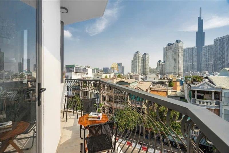 Studio full nội thất - ban công view landmark - ngay ngã tư hàng xanh  - 2