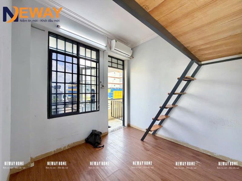 Phòng gác lửng siêu rộng ban công có máy lạnh, thang máy - vhu, huit, chợ tân hương - 2