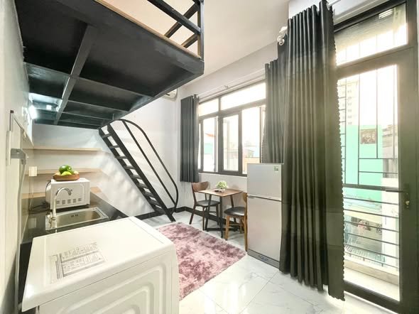 Duplex bancon full nội thất tại phan xích long gần co.opmart rạch miễu